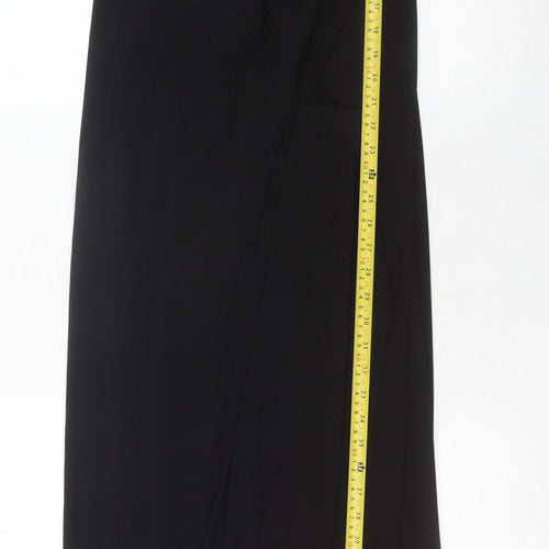 Scarlett Nite Womens Black Size 8 Maxi Formal Evening Dress