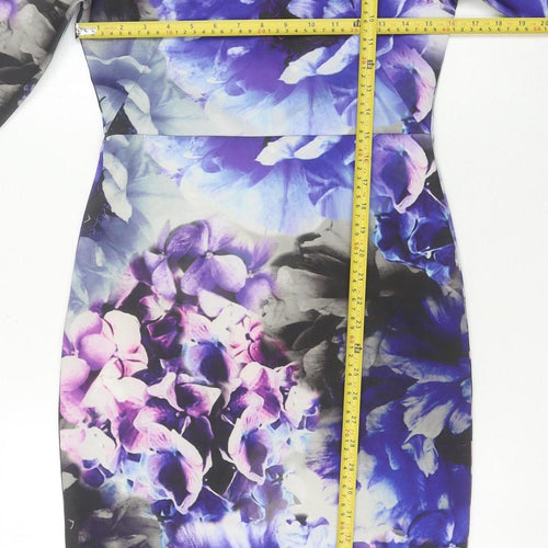 Myleene Klass Women’s Multicoloured Floral Bodycon Dress Size 10