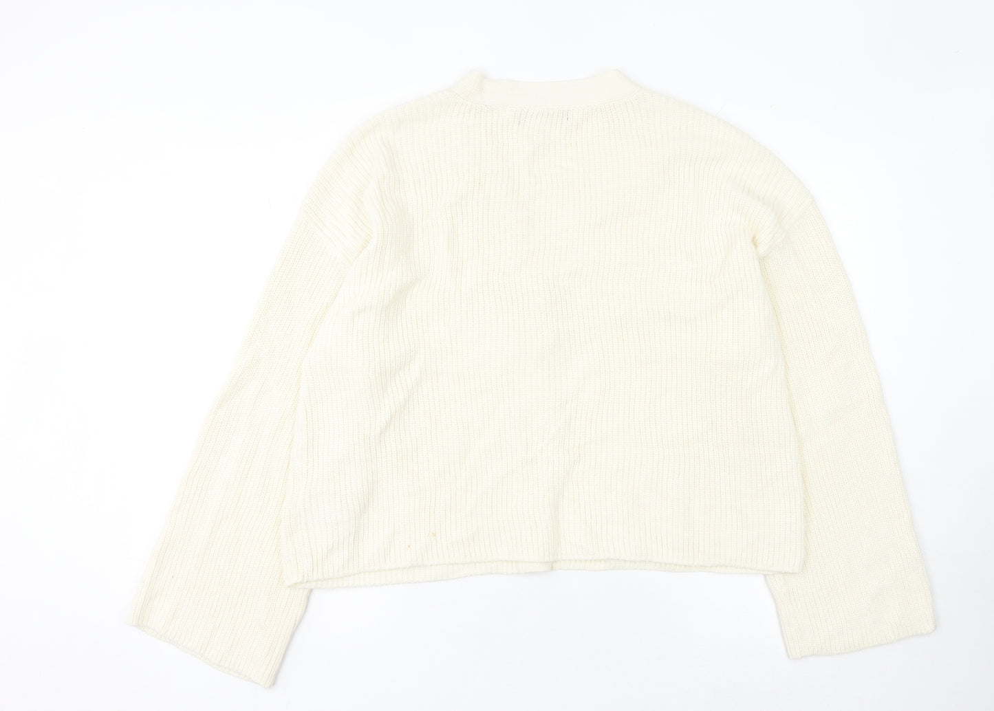 Marks and Spencer Women’s Ivory XL Cotton Chunky Cardigan