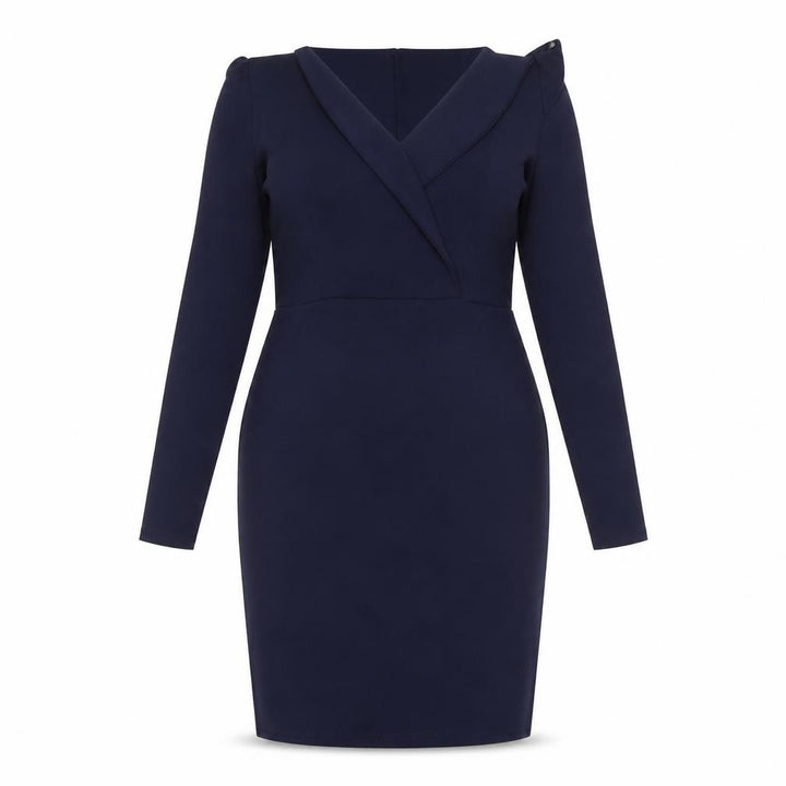 Missguided Women’s Blue Size 10 Bodycon Off Shoulder Party Dress