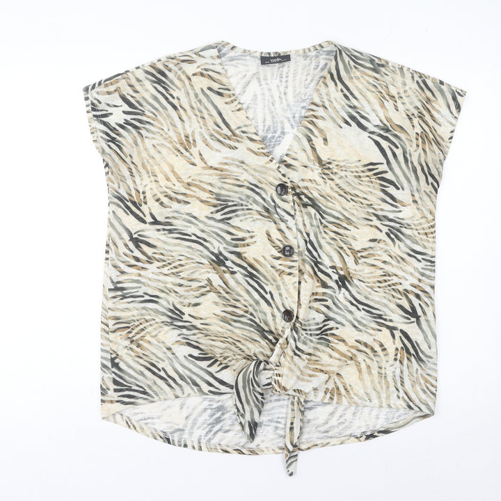 Wallis Women’s Multicoloured Animal Print M Tunic Blouse