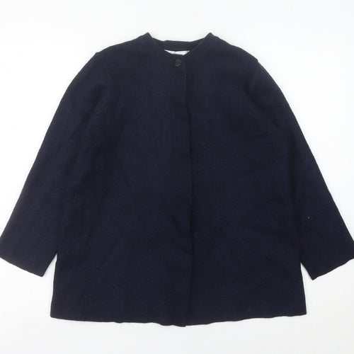 Marks and Spencer Women’s Blue Wool Long Sleeve Cardigan UK 12