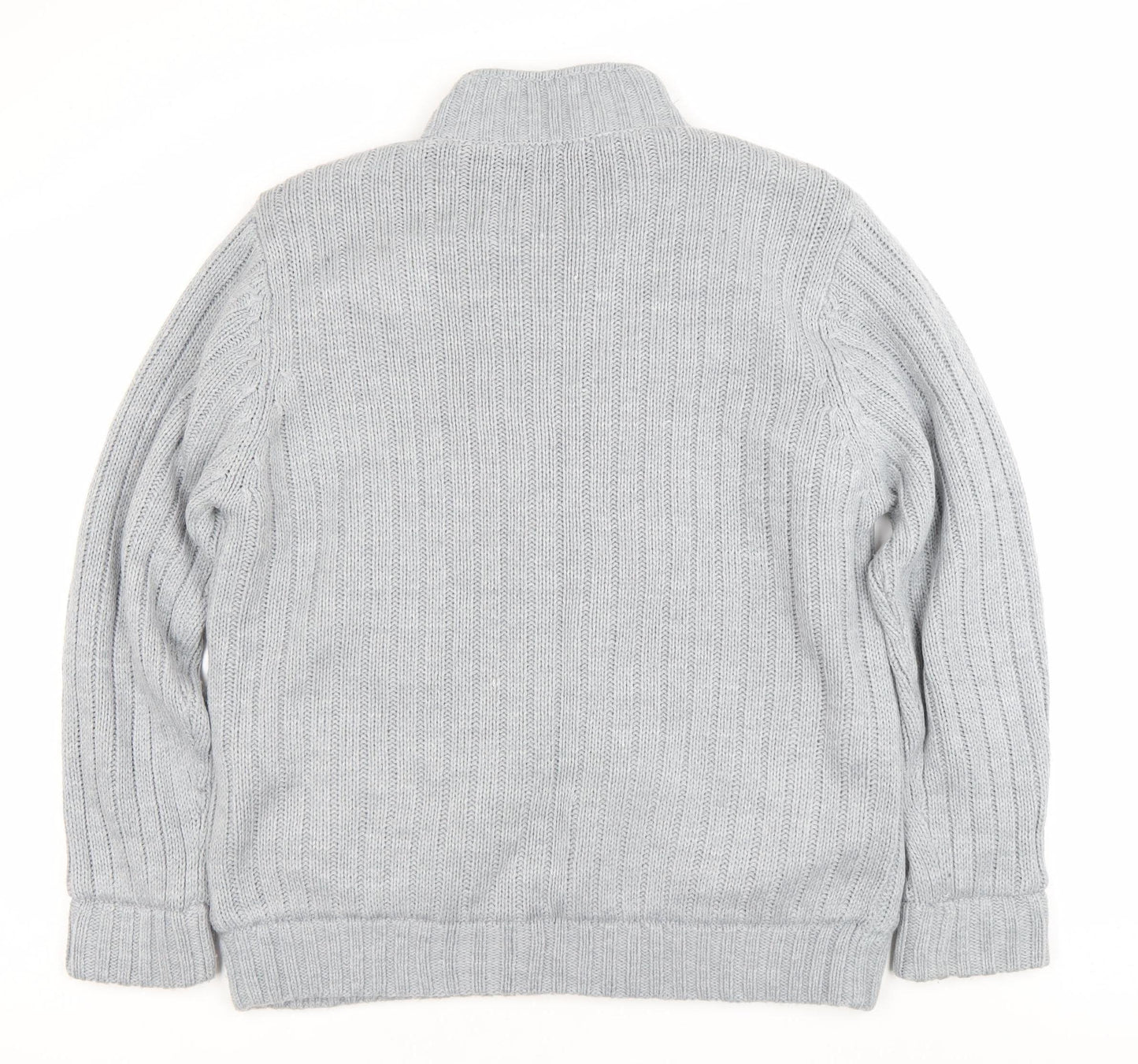 Cherokee Men’s Grey XL Knit Full Zip Lined Winter Jacket