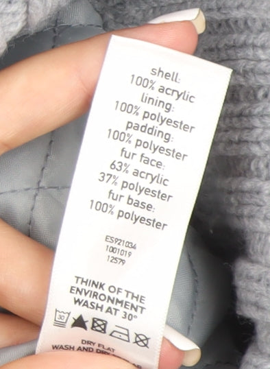 Cherokee Men’s Grey XL Knit Full Zip Lined Winter Jacket