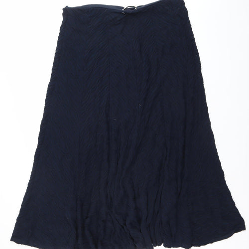 Marks and Spencer Women's Blue Size 18 A-Line Midi Skirt