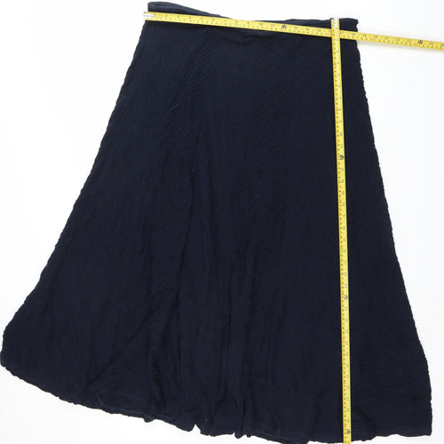 Marks and Spencer Women's Blue Size 18 A-Line Midi Skirt