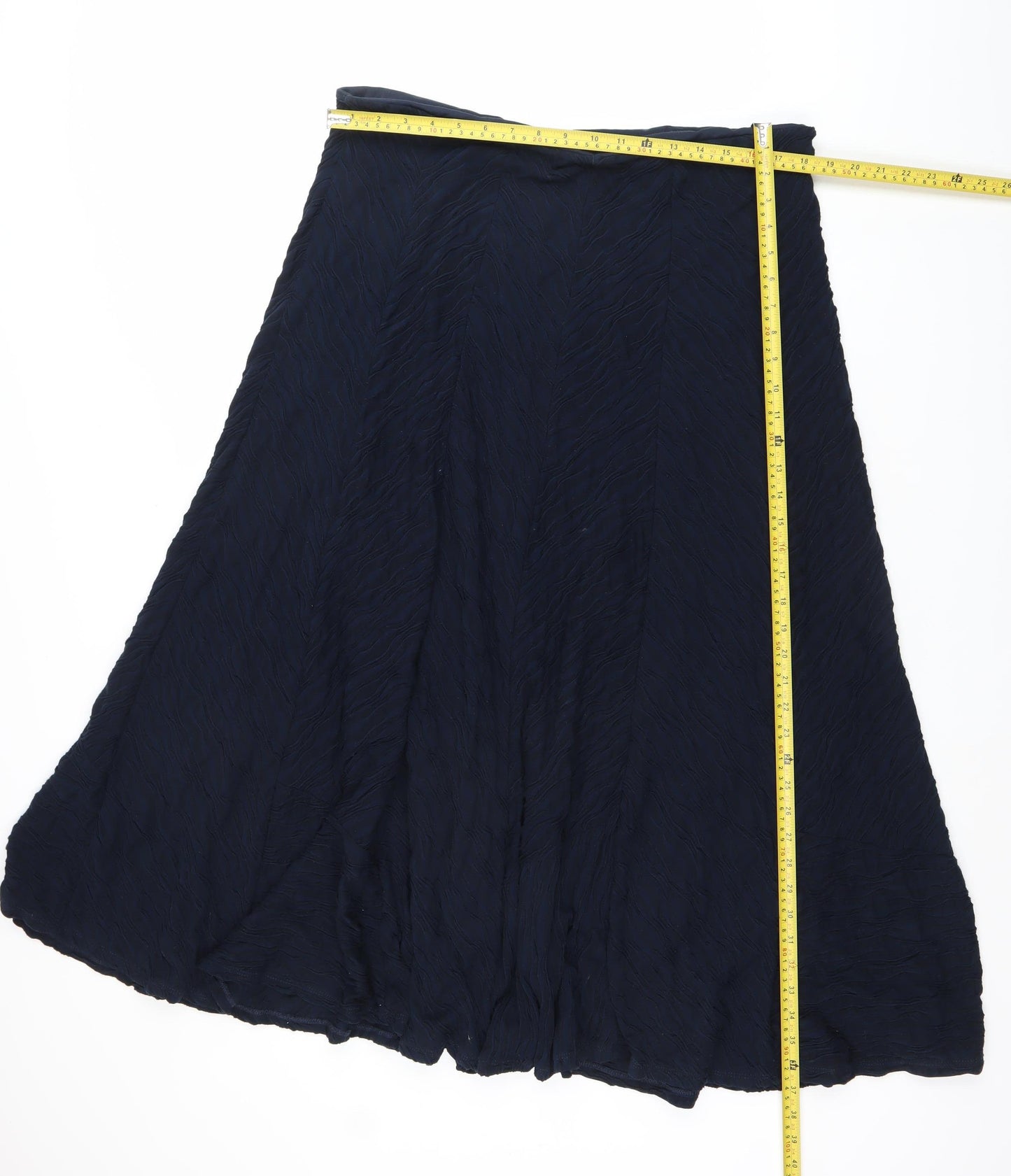 Marks and Spencer Women's Blue Size 18 A-Line Midi Skirt