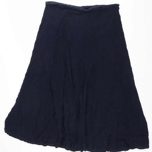 Marks and Spencer Women's Blue Size 18 A-Line Midi Skirt