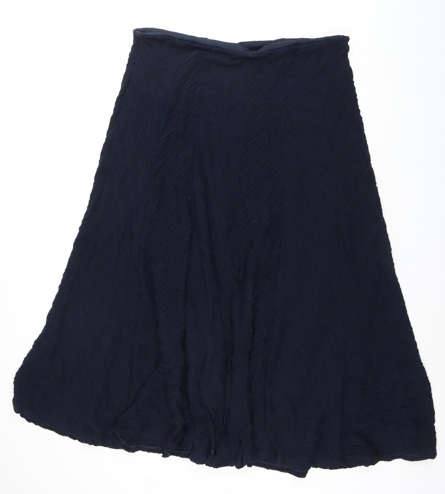 Marks and Spencer Women's Blue Size 18 A-Line Midi Skirt