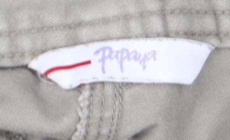 Autograph Women's Beige Cotton Knee Length Pencil Skirt Size 10