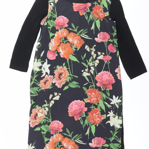 Laura Ashley Women’s Multicoloured Floral Shift Dress Size 10