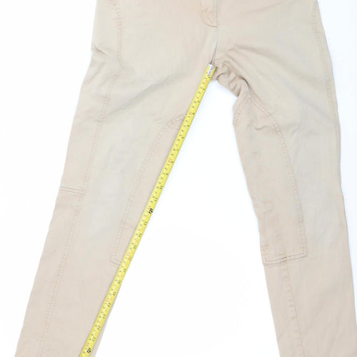 Laura Ashley Women’s Beige Straight Jeans Size 10 Regular Cotton Blend