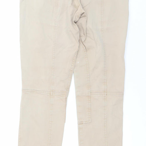 Laura Ashley Women’s Beige Straight Jeans Size 10 Regular Cotton Blend