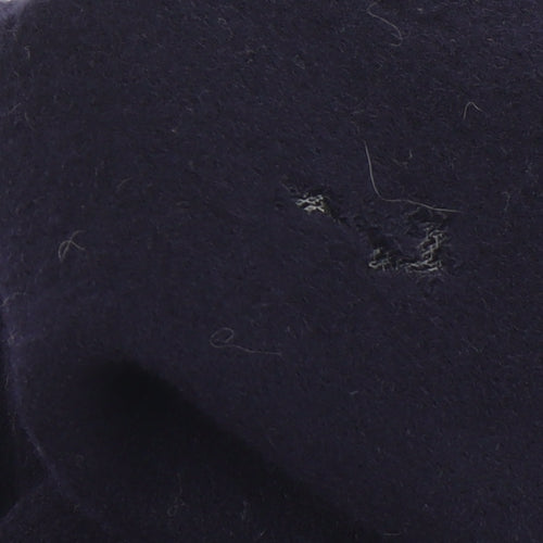 Planet Women's Blue Wool Long Pea Coat Petites Regular Fit