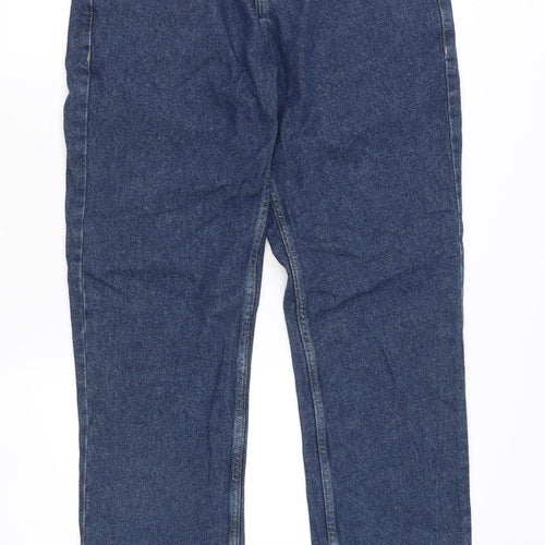 George Men’s Blue 32x30 Straight Leg Denim Jeans Regular Fit