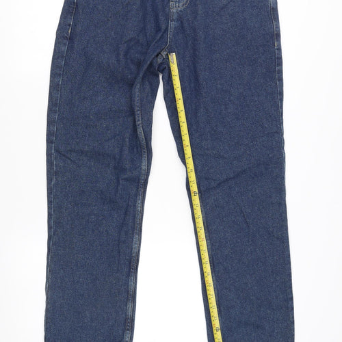 George Men’s Blue 32x30 Straight Leg Denim Jeans Regular Fit