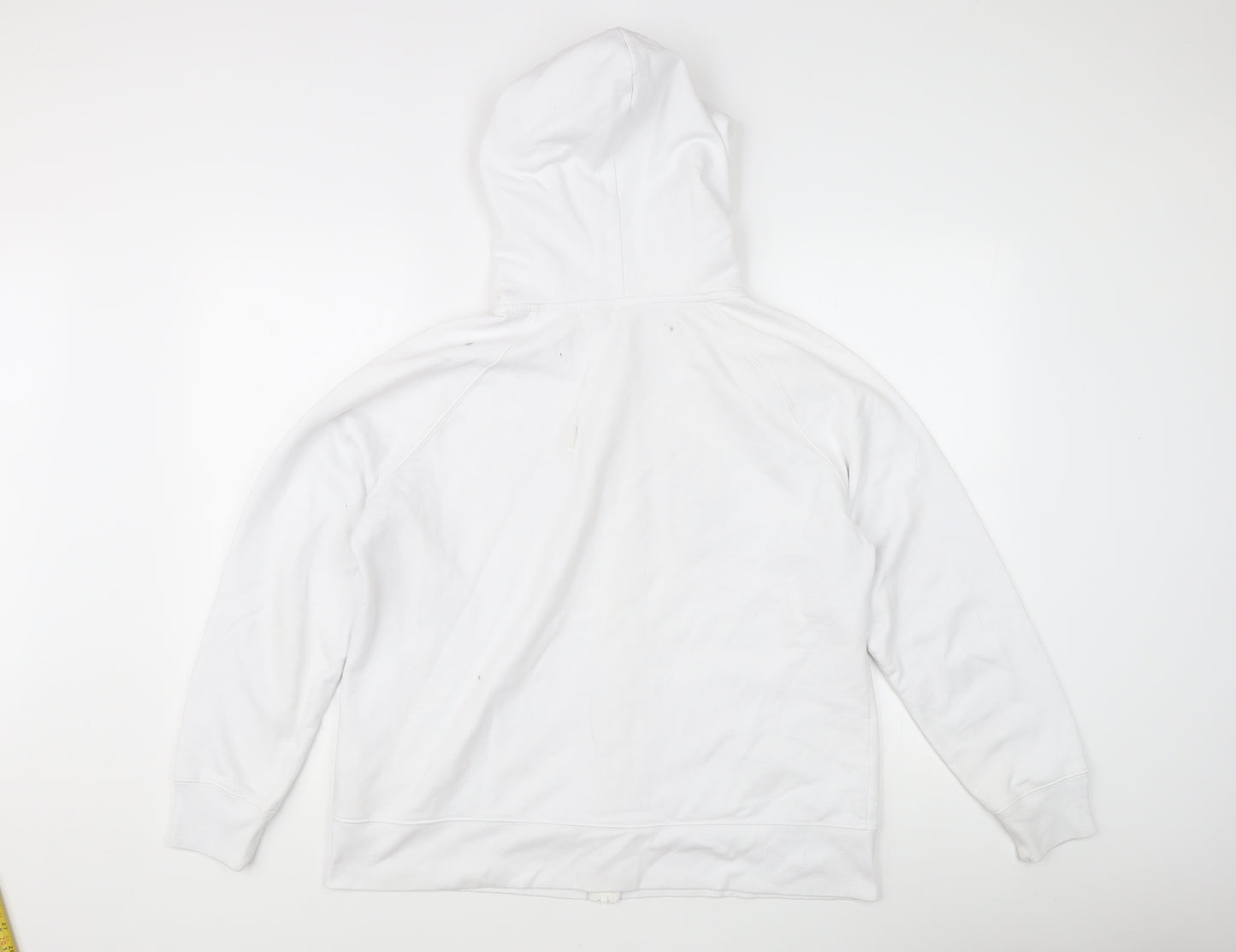 GAP Women’s White Full Zip Hoodie XL Logo Fleece Autumn Winter