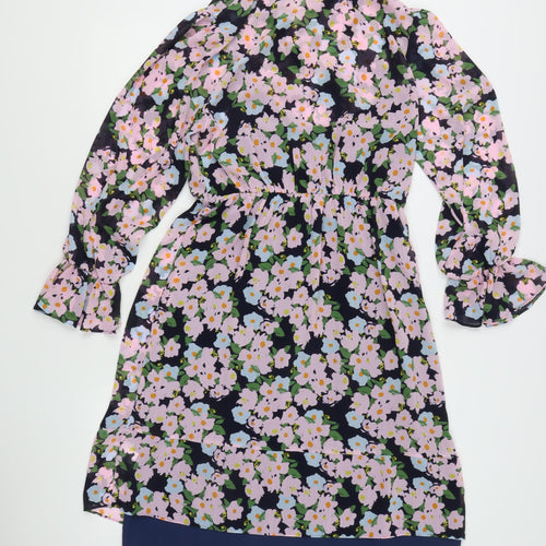 J.Crew Mercantile Women's Multicolour Floral A-Line Dress Size S