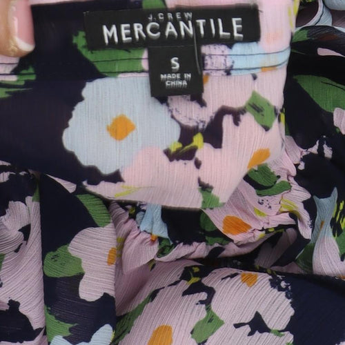 J.Crew Mercantile Women's Multicolour Floral A-Line Dress Size S