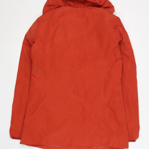 Lifestyle Women’s Red Ruffle Neck Mid-Length Jacket Size 12