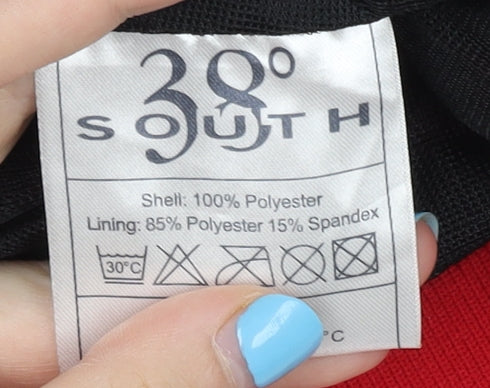 38 Degrees South Men’s Red Windbreaker Jacket M Short Sleeve