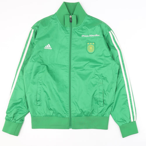 adidas Men’s Green XL Track Jacket Football Sports Full Zip