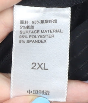 Adidas Men’s Black 2XL Windbreaker Softshell Jacket