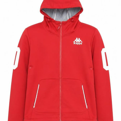 Kappa Mens Red XS Softshell Hooded Full Zip Sports Jacket