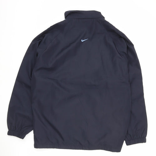 Nike Men's Blue L Track Jacket Full Zip Breathable Sportswear