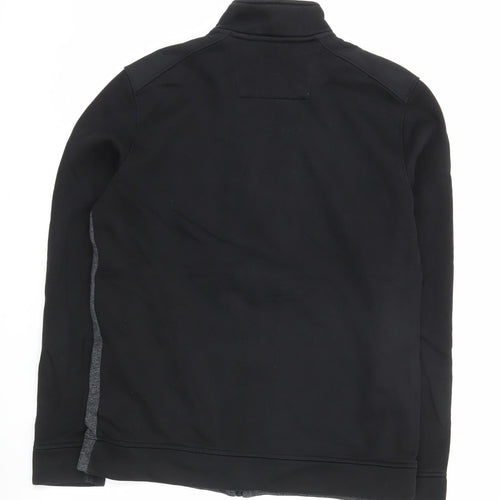 Calvin Klein Men’s Grey Track Jacket S Regular Fit Full Zip Athleisure