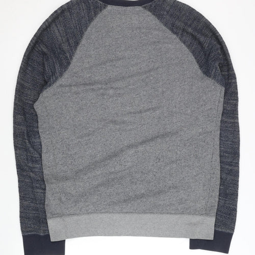 Abercrombie & Fitch Men’s Grey Slim Fit Pullover Sweatshirt M