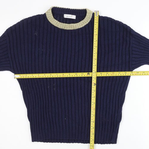 Marks and Spencer Women’s Blue Crew Neck Jumper Size 12