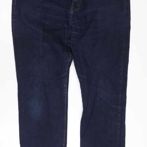 Matalan Men’s Blue Straight Leg Jeans W40 L32 Denim Stretch