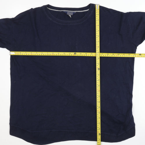 Joules Women’s Navy Blue Crew Neck Pullover Jumper Size 10