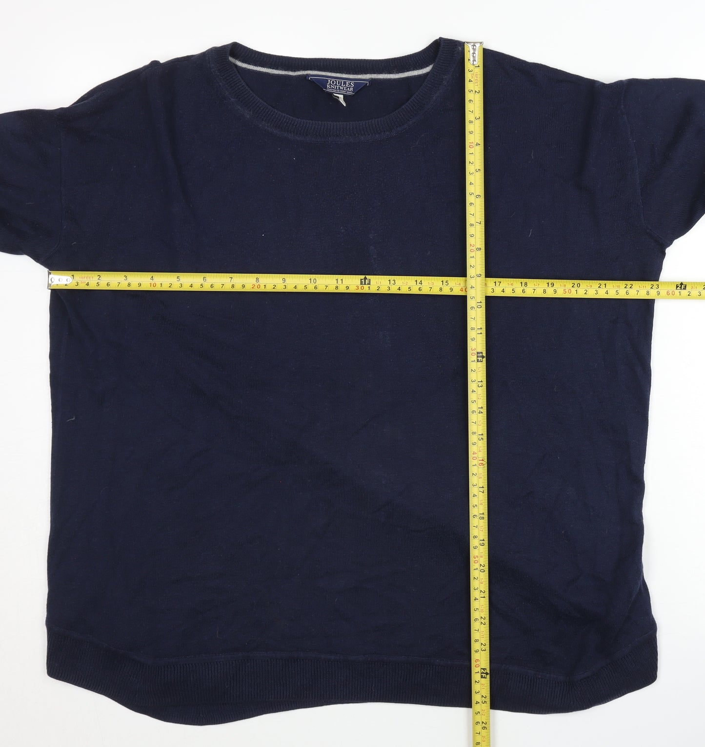 Joules Women’s Navy Blue Crew Neck Pullover Jumper Size 10