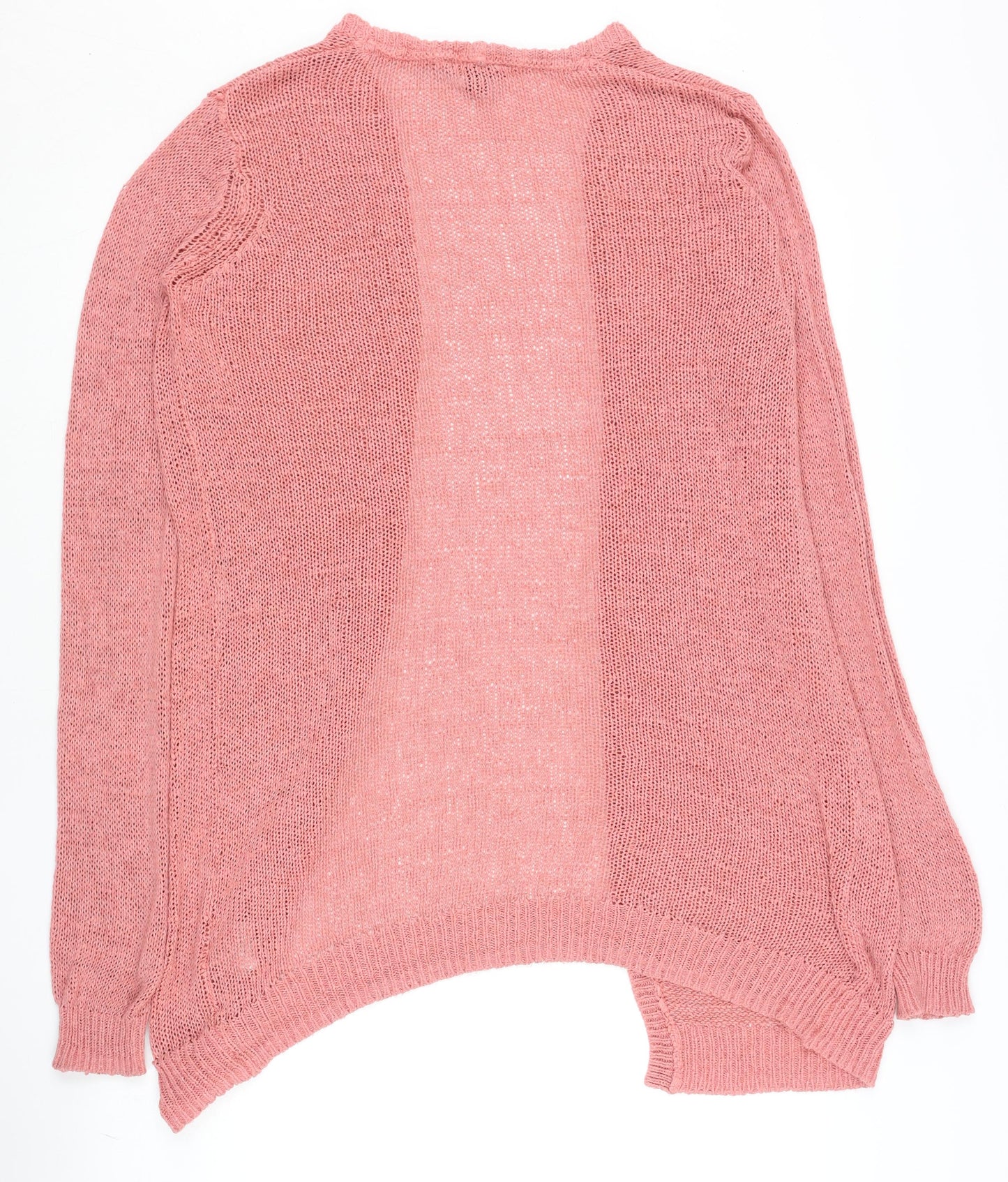 Esmara Women’s Pink Long Sleeve Open-Knit Cardigan Size 10