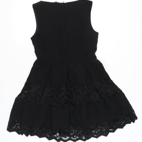 Amy Childs Collection Women’s Black Lace Fit & Flare Dress Size 12