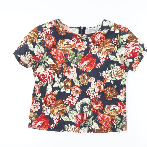 She Traveled Women's Multicoloured Floral Blouse Size S