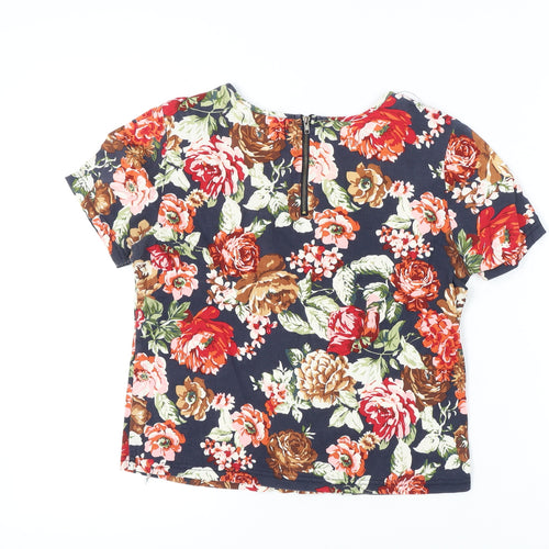 She Traveled Women's Multicoloured Floral Blouse Size S
