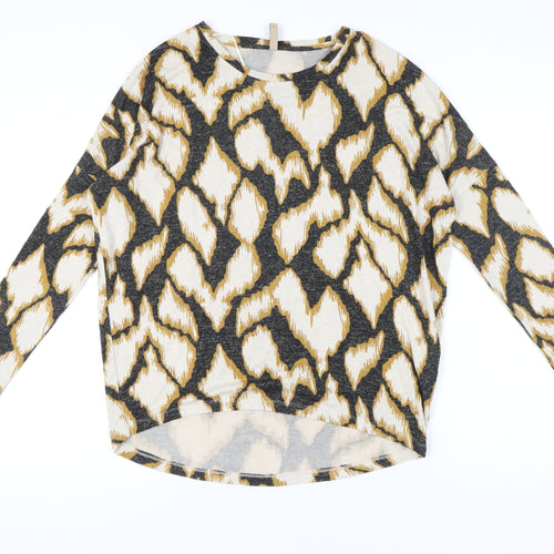 Soyaconcept Womens Multicoloured Animal Print Knit Blouse S