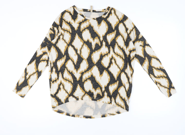 Soyaconcept Womens Multicoloured Animal Print Knit Blouse S