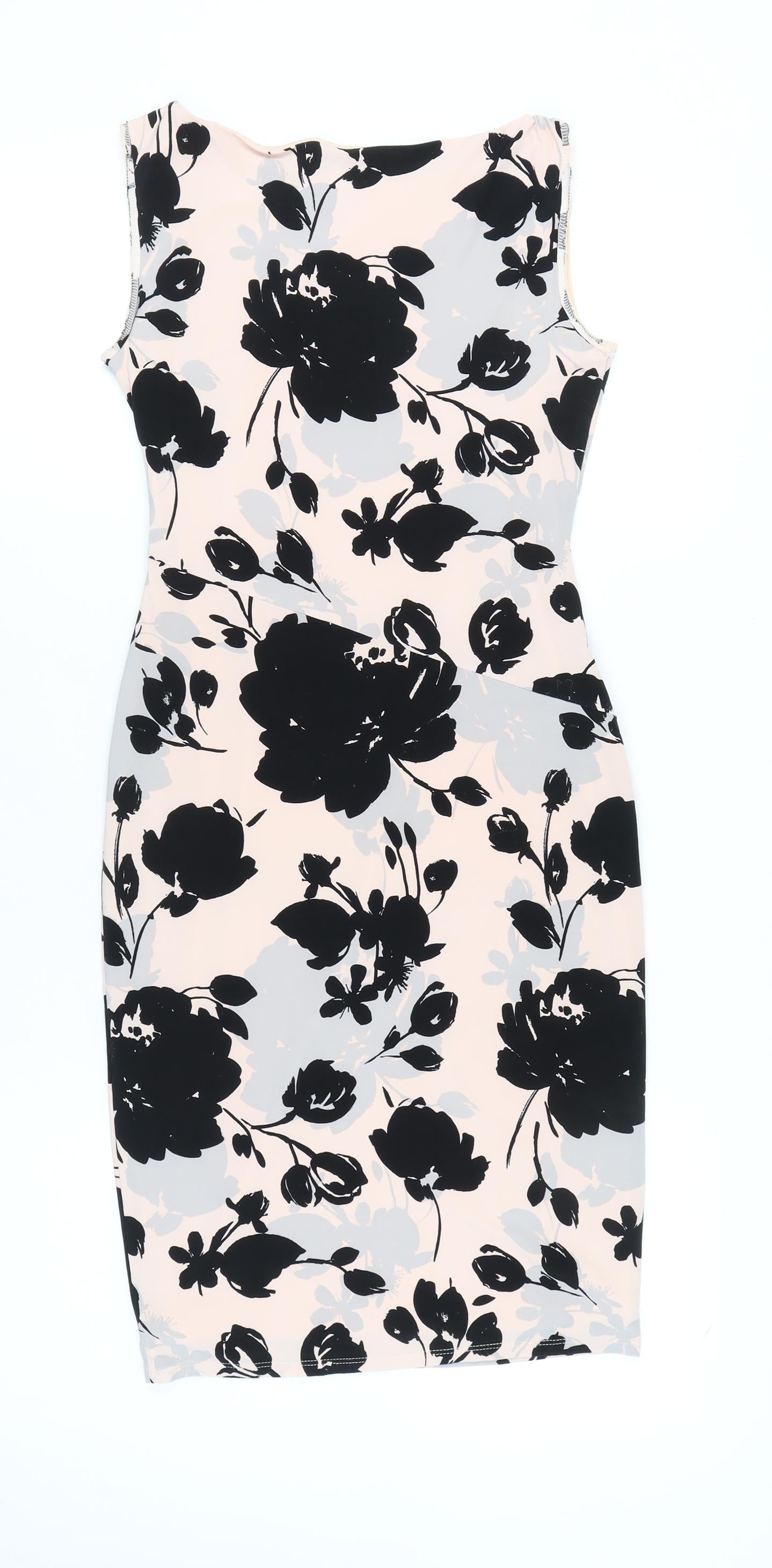 Coast Women’s Multicoloured Size 8 Sheath Knee Length Dress