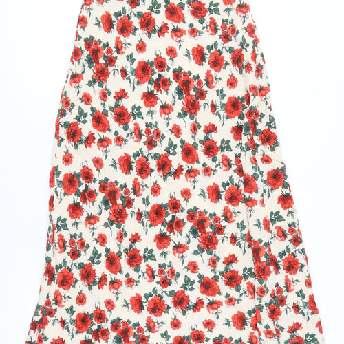 Marks and Spencer Women’s Multicoloured Size 10 A-Line Midi Skirt