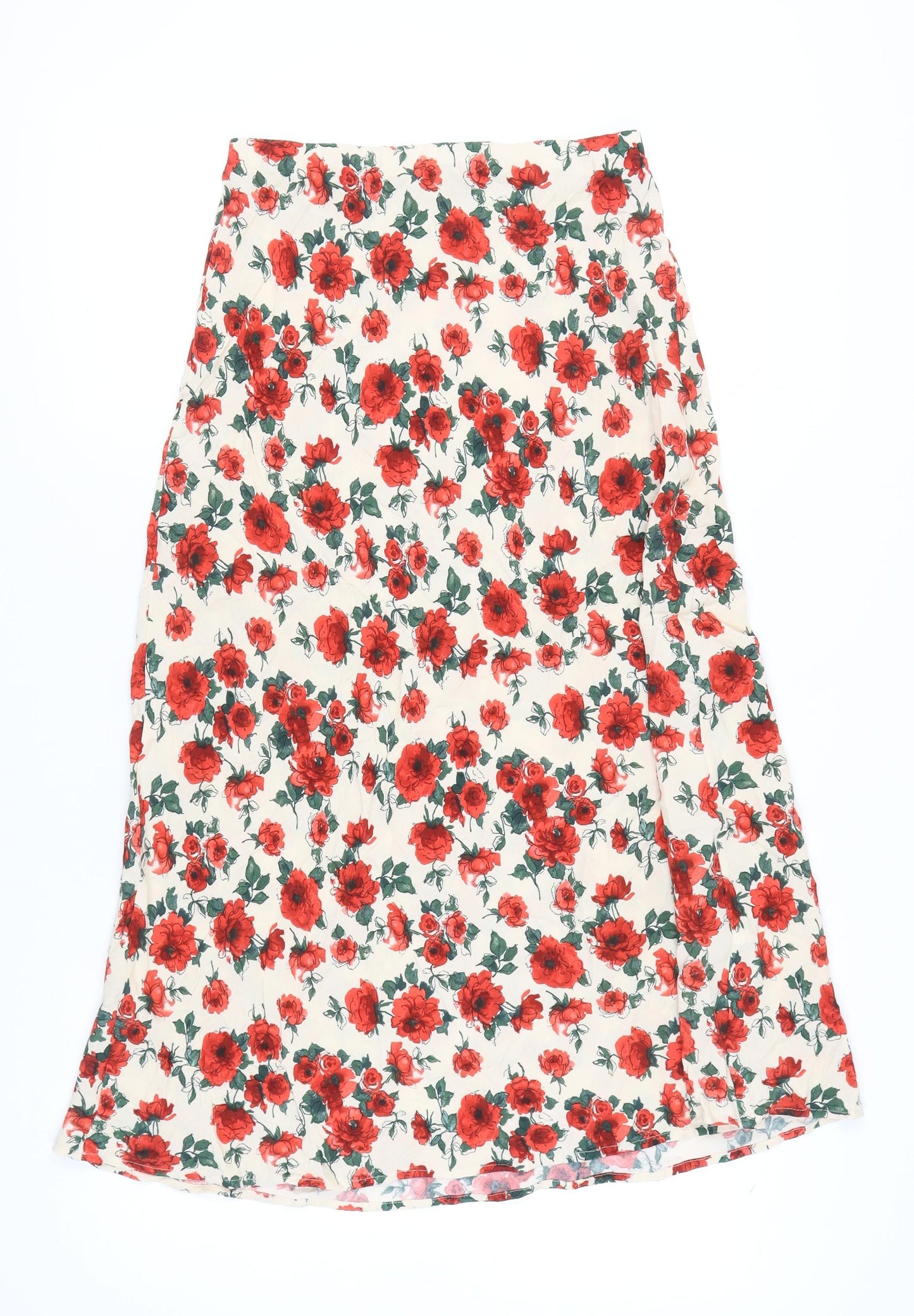 Marks and Spencer Women’s Multicoloured Size 10 A-Line Midi Skirt