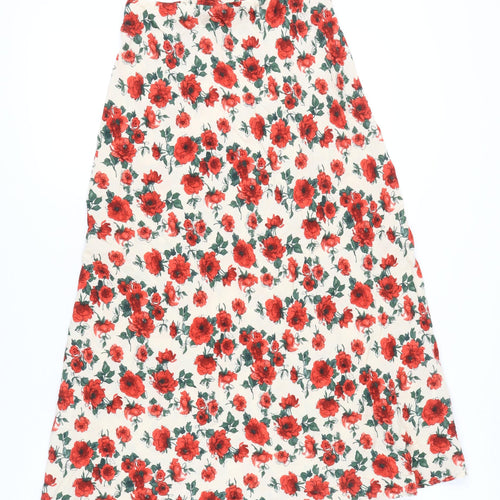 Marks and Spencer Women’s Multicoloured Size 10 A-Line Midi Skirt