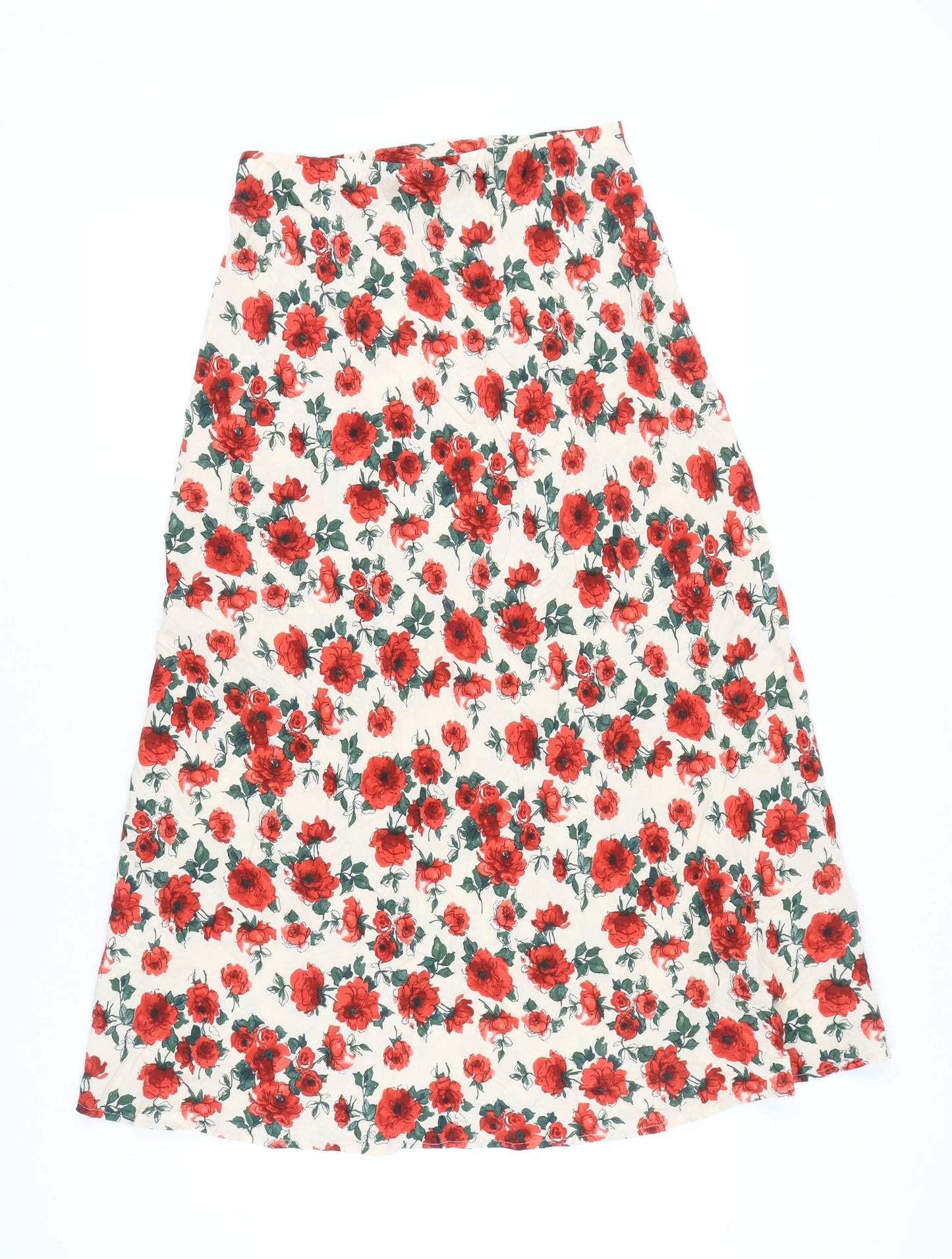 Marks and Spencer Women’s Multicoloured Size 10 A-Line Midi Skirt