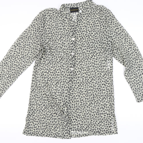 Gina Bacconi Women's Multicoloured Floral Cardigan UK 14 Chiffon