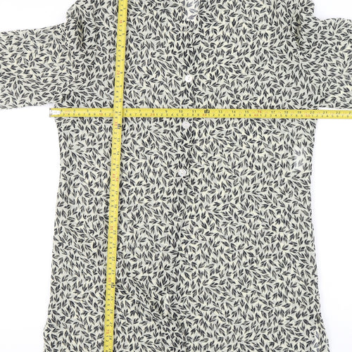 Gina Bacconi Women's Multicoloured Floral Cardigan UK 14 Chiffon