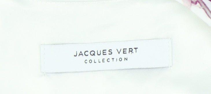 Jacques Vert Women’s Multicolour Floral Wrap Blouse UK 14 Spring