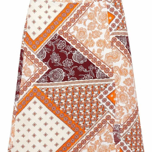 Peacocks Women’s Multicoloured Paisley A-Line Skirt Size 12